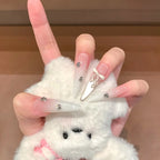 Press-On Nail Tips Floral Design Durable & Easy Application