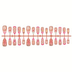 Press-On Nail Tips Floral Embellished Easy Application & Long-Lasting