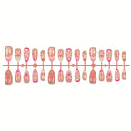 Press-On Nail Tips Floral Embellished Easy Application & Long-Lasting