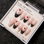 Press-On Nail Tips Floral & Ladybug Easy Apply