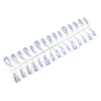 Press-On Nail Tips Glitter Gel Self-Adhesive & Reusable