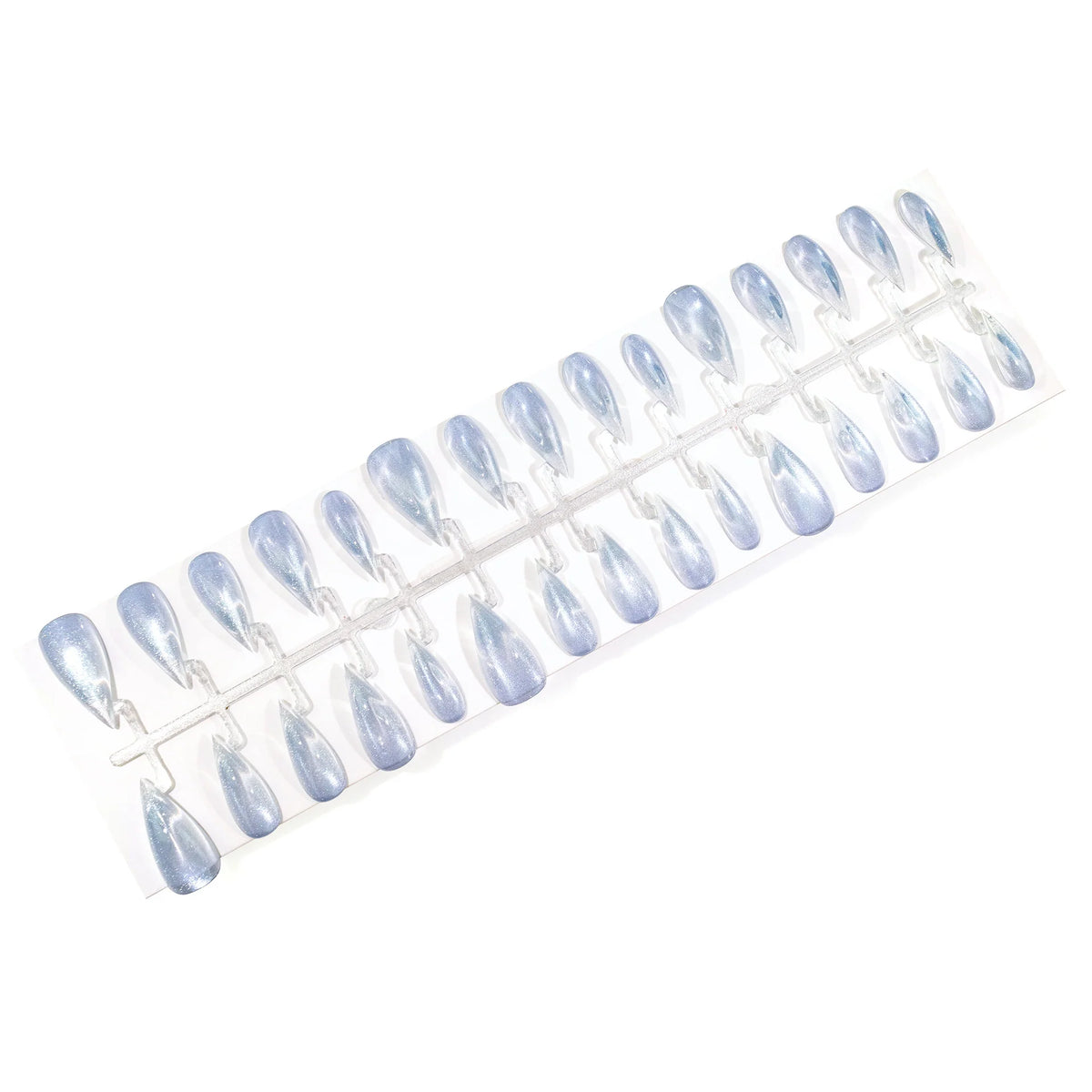 Press-On Nail Tips Glitter Gel Self-Adhesive & Reusable