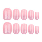 Press-On Nail Tips Glitter Ombre Salon-Quality & Long-Lasting