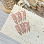 Press-On Nail Tips Glitter & Star Easy-Apply Tabs