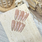 Press-On Nail Tips Glitter & Star Easy-Apply Tabs