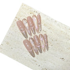 Press-On Nail Tips Glitter & Star Easy-Apply Tabs