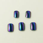 Press-On Nail Tips Glossy Finish Reusable Set of 24