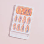 Press-On Nail Tips Glossy Finish Reusable Set of 24