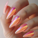 Press-On Nail Tips Glossy Finish Reusable Set of 24