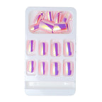 Press-On Nail Tips Glossy Finish Reusable Set of 24