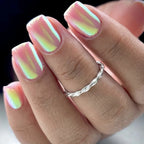 Press-On Nail Tips Glossy Finish Reusable Set of 24