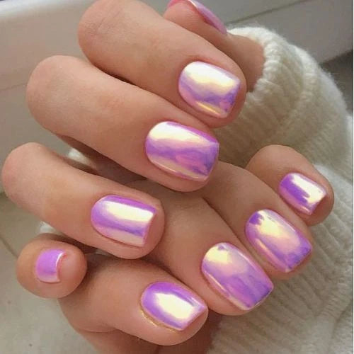 Press-On Nail Tips Glossy Finish Reusable Set of 24