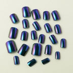 Press-On Nail Tips Glossy Finish Reusable Set of 24