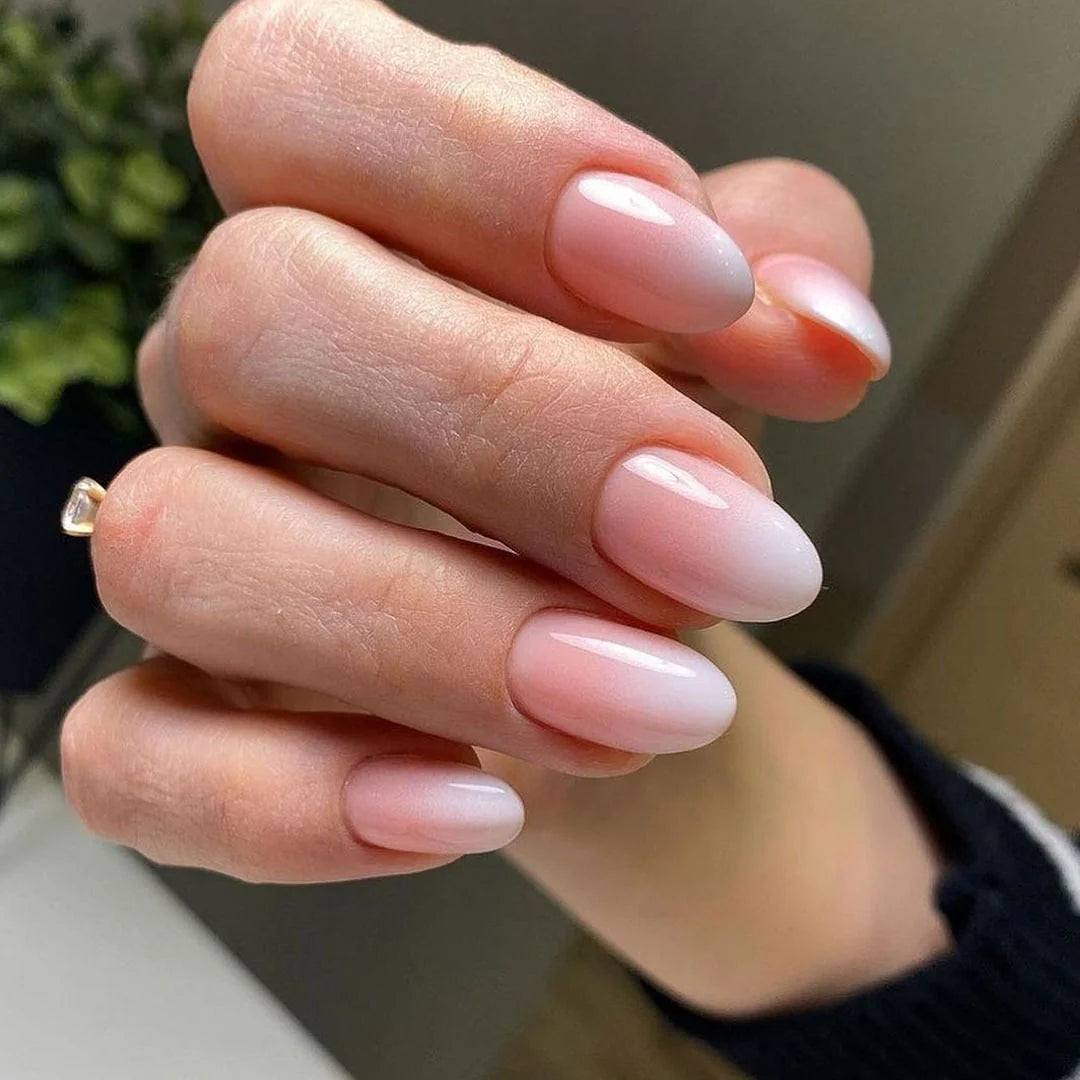 Press-On Nail Tips Glossy Finish Set of 24