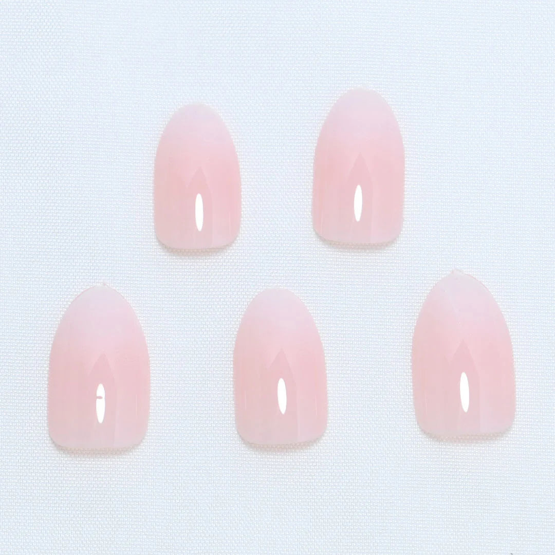 Press-On Nail Tips Glossy Finish Set of 24