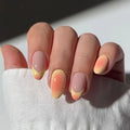Press-On Nail Tips Gradient Ombre Glue-Free Chip-Resistant