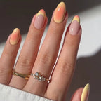 Press-On Nail Tips Gradient Ombre Glue-Free Chip-Resistant