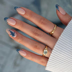 Press-On Nail Tips Intricate Designs Easy Application