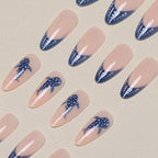 Press-On Nail Tips Intricate Designs Easy Application