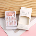 Press-On Nail Tips Iridescent Self-Adhesive 1224 Pieces