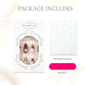 Press-On Nail Tips Lavender 24-Piece Jelly Glue & Nail File