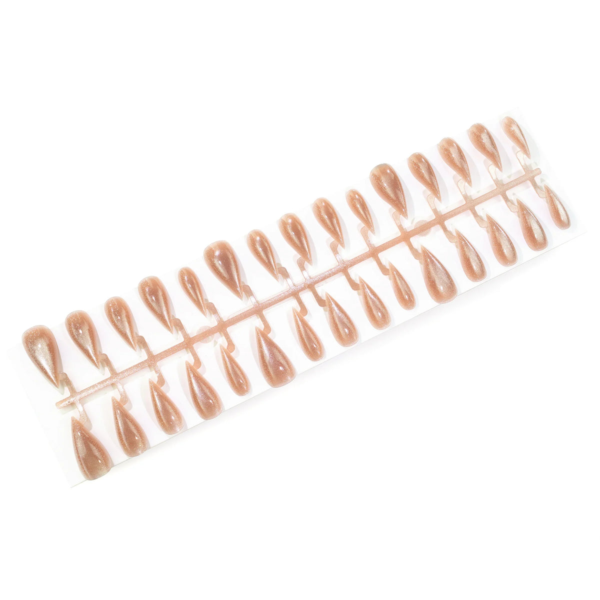 Press-On Nail Tips Natural Look Reusable & Easy Application