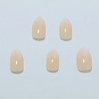 Press-On Nail Tips Natural Ombre Reusable Set Of 24