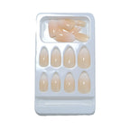Press-On Nail Tips Natural Ombre Reusable Set Of 24