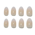 Press-On Nail Tips Natural Ombre Reusable Set Of 24