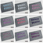 Press-On Nail Tips Nude Peel-And-Press Set of 24