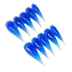 Press-On Nail Tips Ombre Stiletto Chip-Resistant