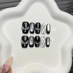 Press-On Nail Tips Pearl & Metallic Reusable