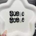 Press-On Nail Tips Pearl & Metallic Reusable