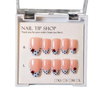 Press-On Nail Tips Peel-And-Press Floral Designs 30-Piece