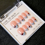 Press-On Nail Tips Peel-And-Press Floral Designs 30-Piece