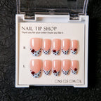 Press-On Nail Tips Peel-And-Press Floral Designs 30-Piece
