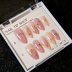 Press-On Nail Tips Peel-And-Press Floral Designs 30-Piece