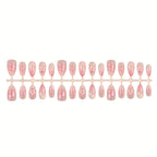 Press-On Nail Tips Peel-And-Stick Set of 30