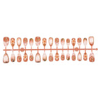 Press-On Nail Tips Peel & Stick Reusable Floral Design