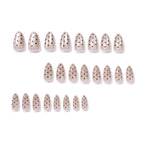 Press-On Nail Tips Pointed Self-Adhesive & Reusable