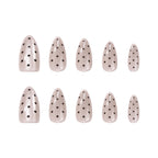 Press-On Nail Tips Pointed Self-Adhesive & Reusable
