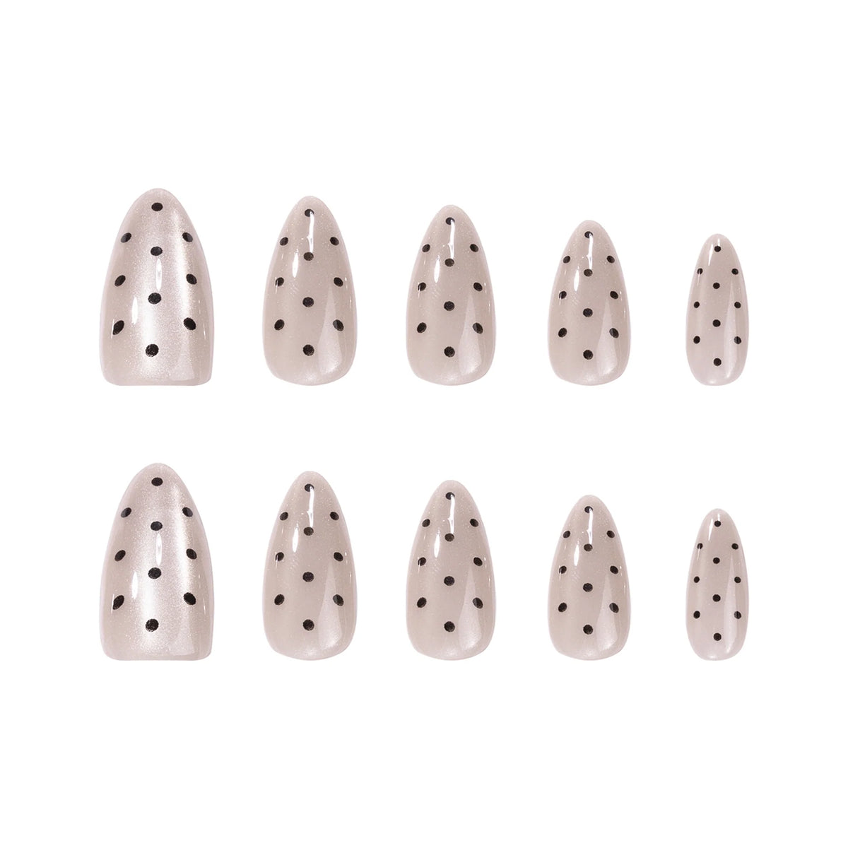 Press-On Nail Tips Pointed Self-Adhesive & Reusable