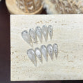 Press-On Nail Tips Rhinestone Accented Tool-Free Application