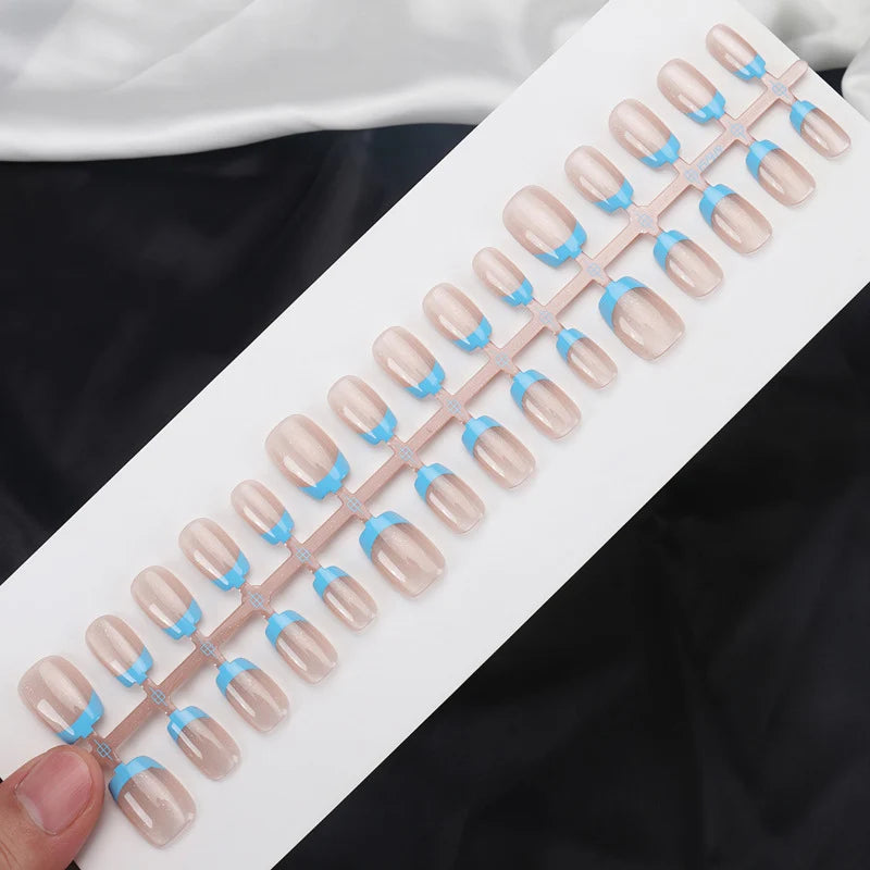 Press-On Nail Tips Self-Adhesive Decorative Multiple Sizes