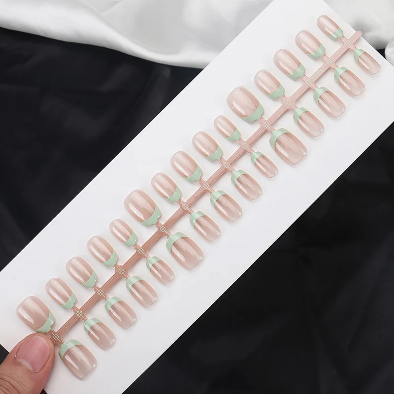 Press-On Nail Tips Self-Adhesive Decorative Multiple Sizes