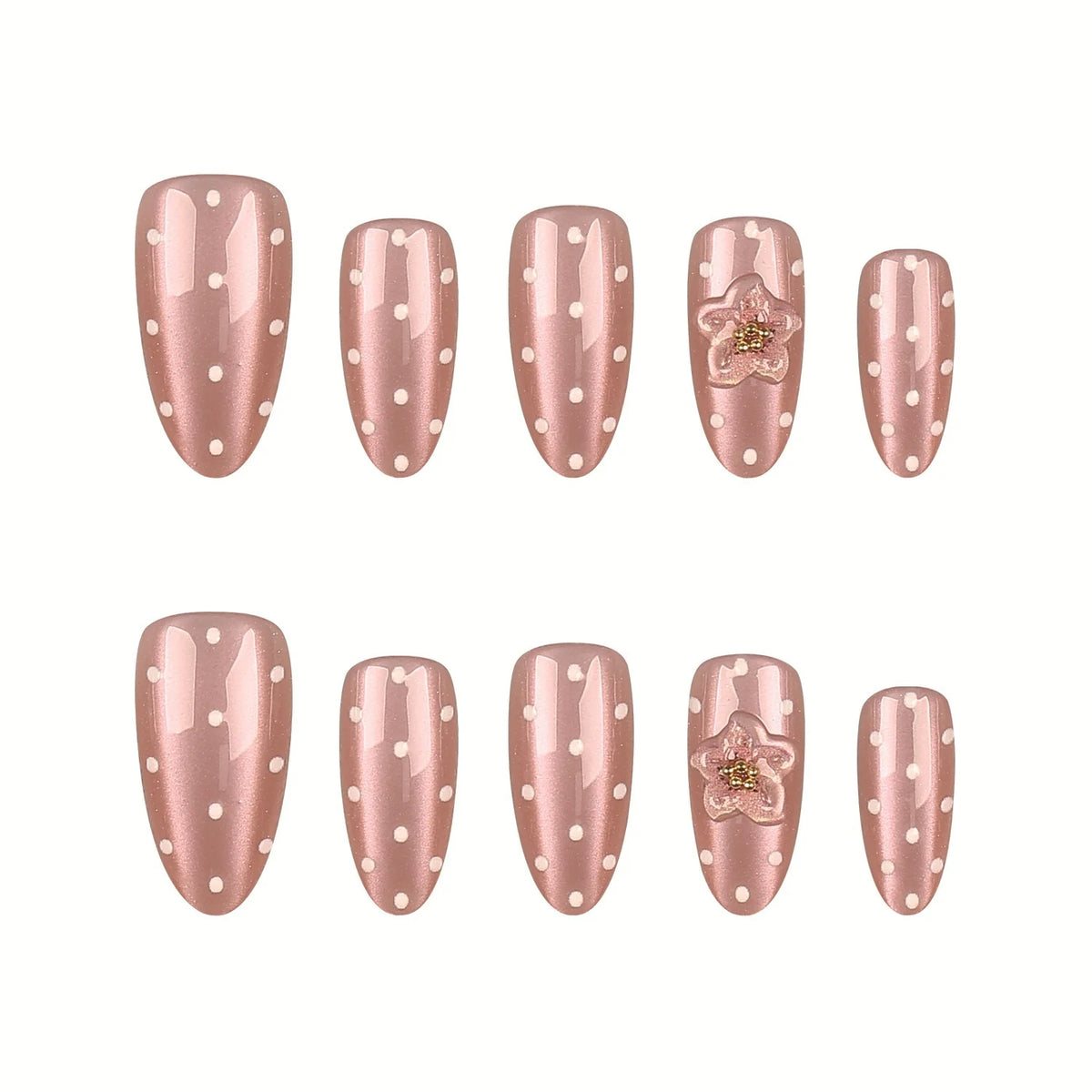 Press-On Nail Tips Set 30-Piece Jelly Glue & File