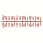 Press-On Nail Tips Set 30-Piece Jelly Glue & File