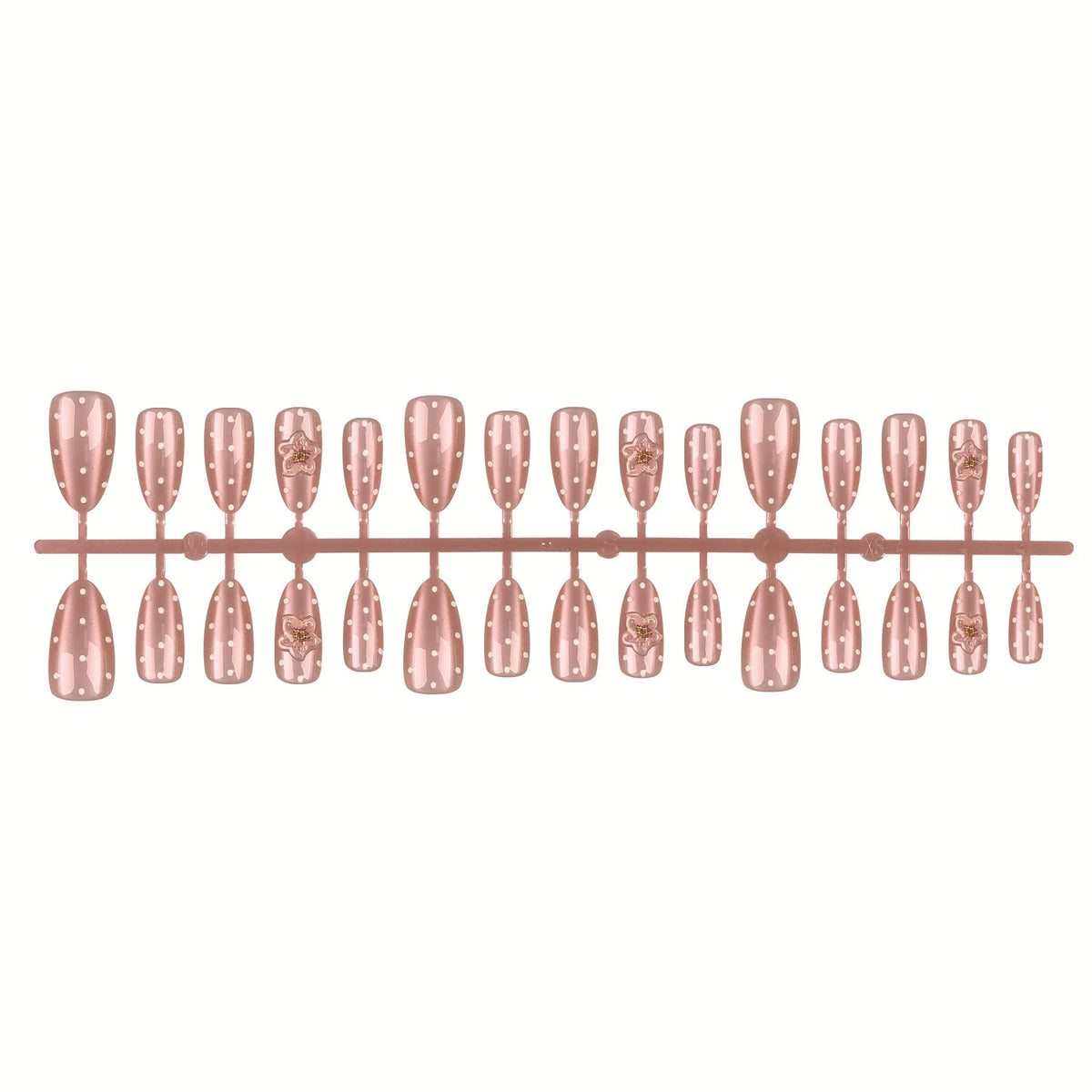 Press-On Nail Tips Set 30-Piece Jelly Glue & File