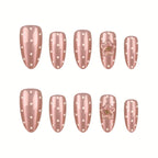 Press-On Nail Tips Set 30-Piece Jelly Glue & File