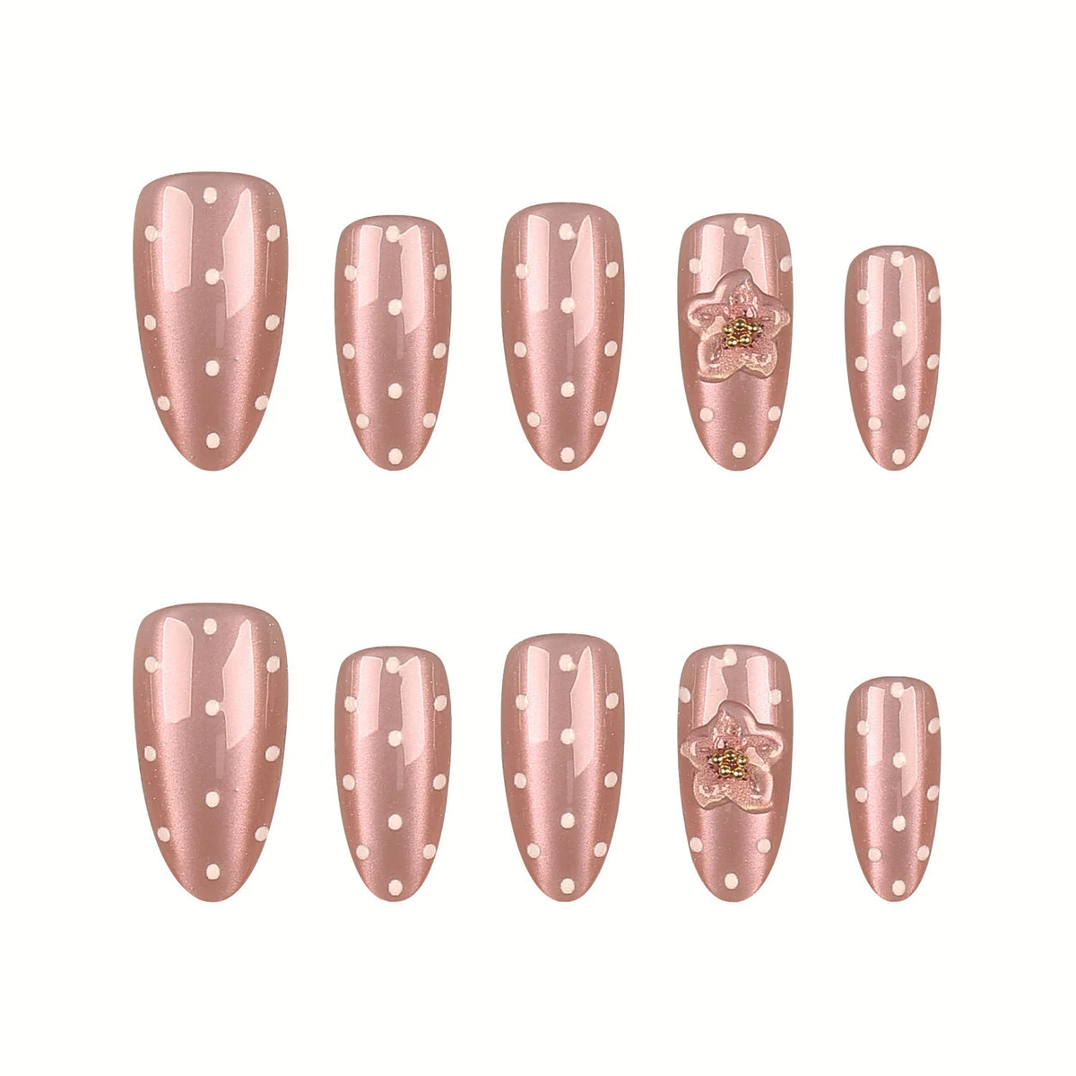 Press-On Nail Tips Set 30-Piece Jelly Glue & File